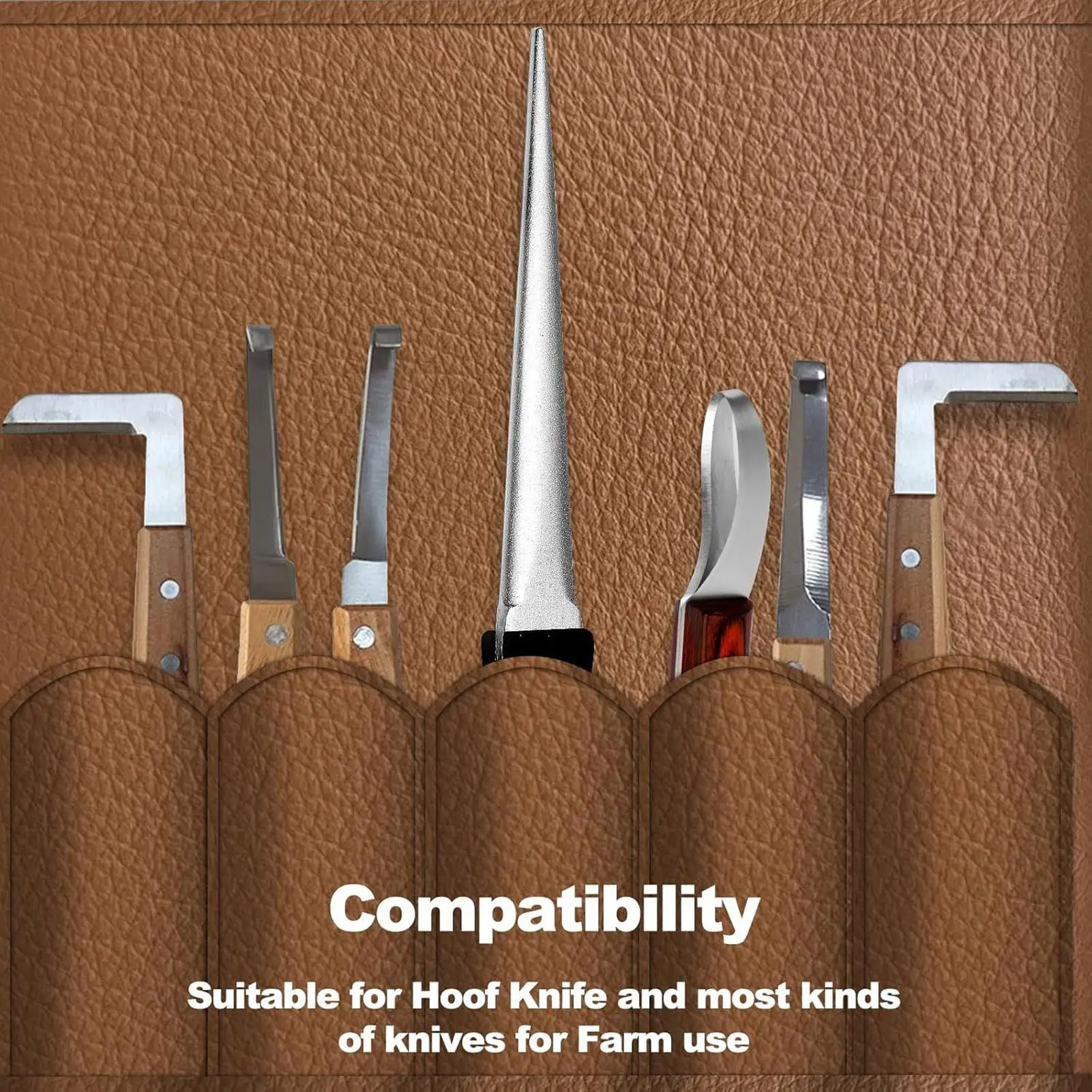 Horse Hoof Sharpener Farrier Honing Stick Farrier Trimming Rod For Backyard Camping Farm Field Garden Lawn Outdoor Ranch Shed view 5