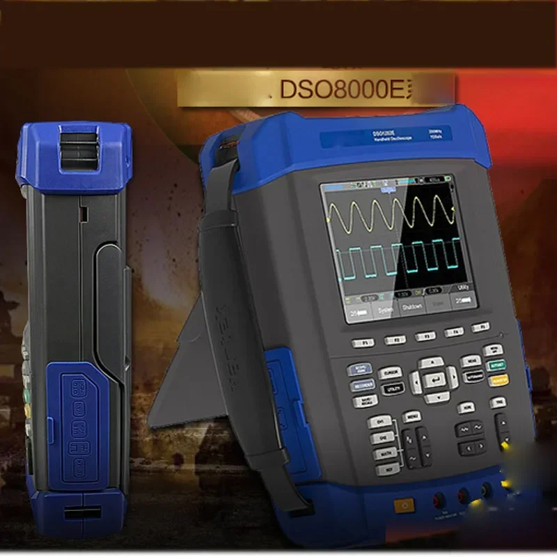 100MHz bandwidth oscilloscope, 220V, DSO8072E/DSO8102E handheld oscilloscope, integrating multimeter and oscilloscope functions.