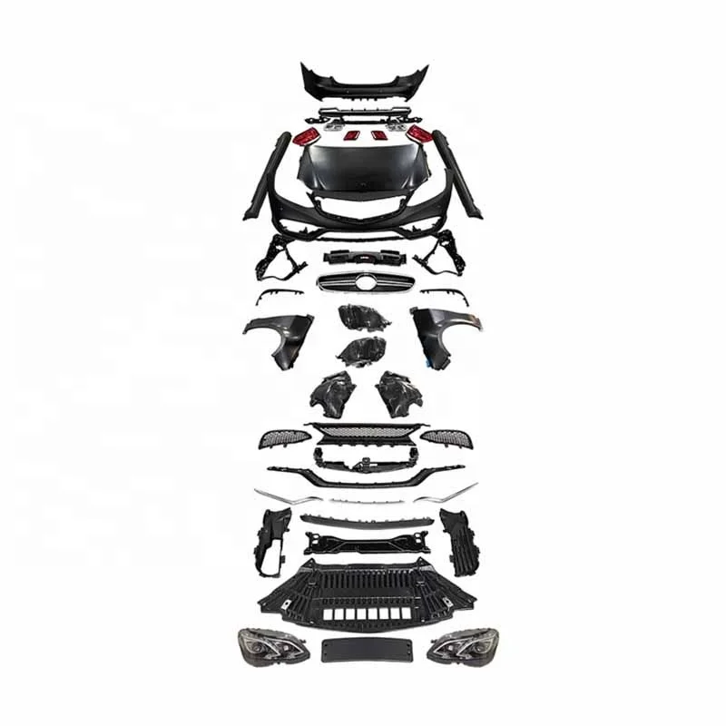 

E-Class W212 2010-2013 2014 Old to New Headlights Headlights Body Kit Front Bumper Rear Bumper Grille