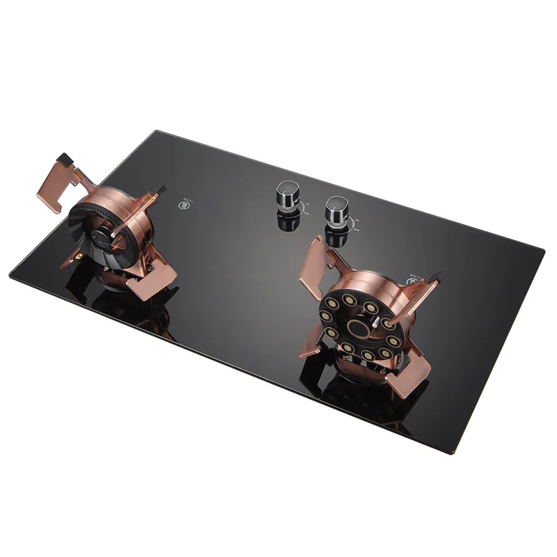 Household 2 stoves Magic plate Gas stove Overturned burner Mandarin duck hot stove