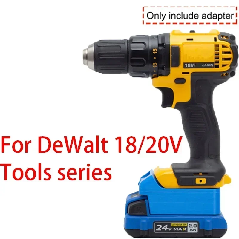 Akku-Adapter/Konverter für DeWalt 18/20 V MAX Li-Ion Tools auf Kobalt 24 V Li-Ion Akku-Adapter Elektrowerkzeug-Zubehör