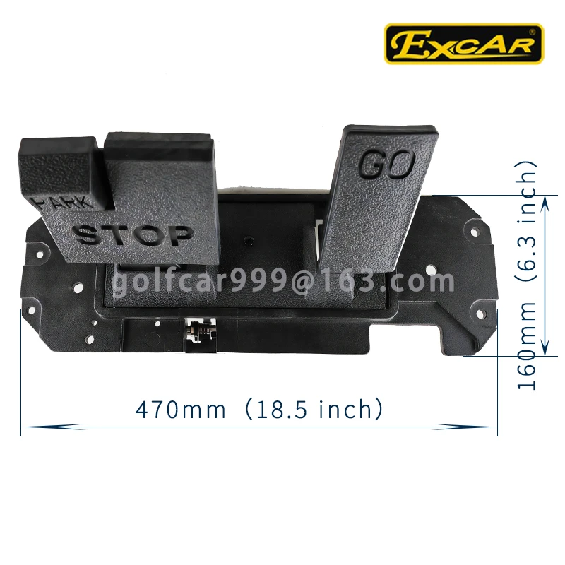 

Golf Cart Accessories Golf cart brake and accelerator pedal assembly for EXCAR golf cart