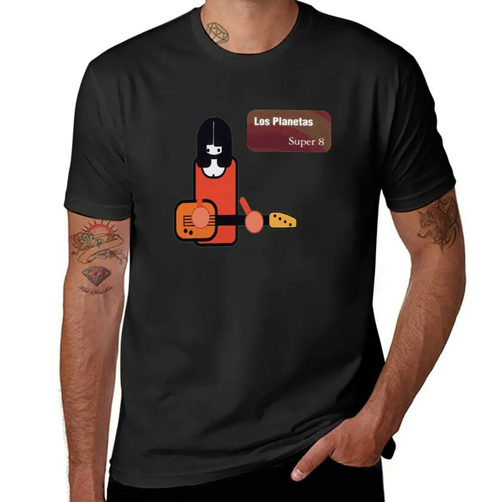 Los Planetas Super 8 May T-Shirt customizeds oversizeds t shirts for men graphic