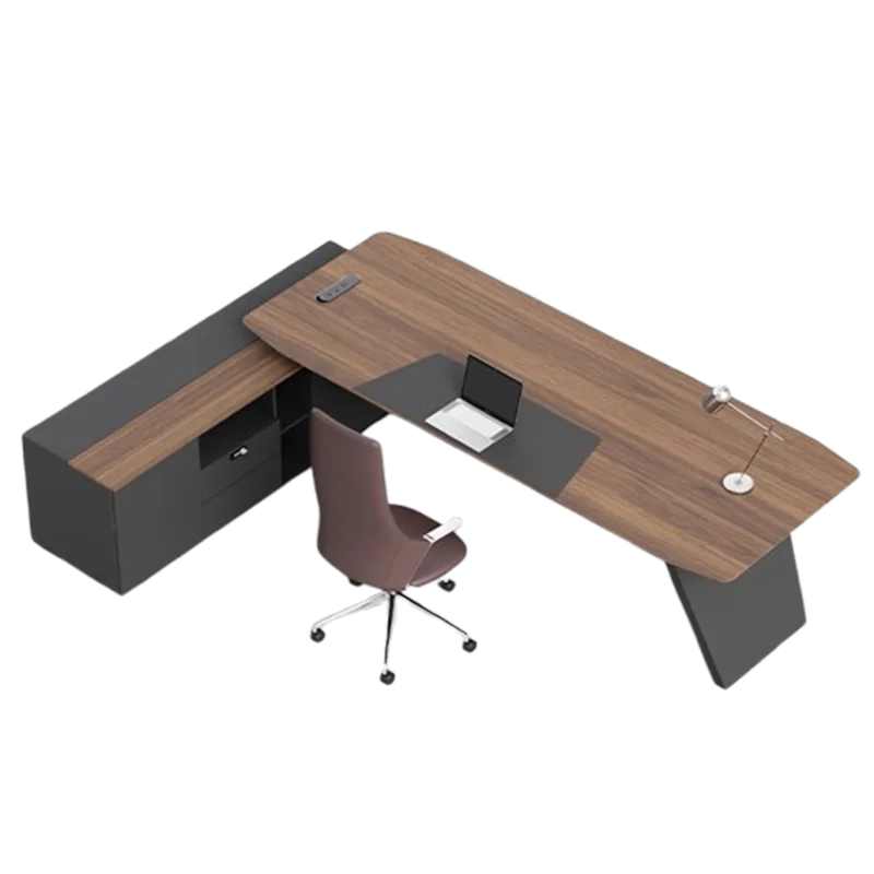 Computer Gaming Standing Office Desk Wooden Modern Office Desk Decoration Bedroom Design Large Mesa Ordenador Lounge Furniture