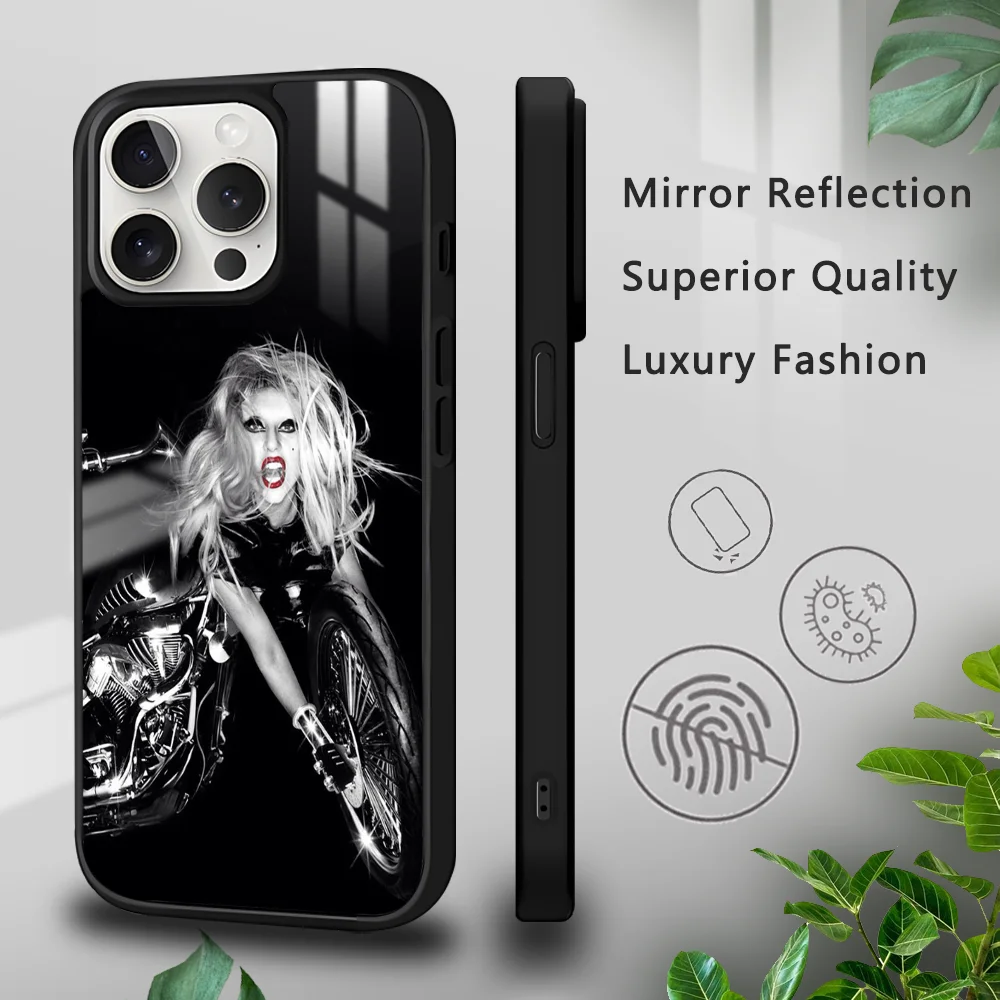 Singer Lady Gaga Disease Phone Case For iPhone 16 15 14 13 12 11 Pro Xs Max Mini Plus Celulares Hard Funda