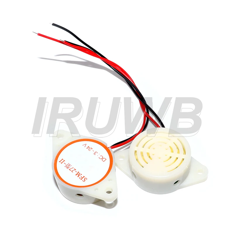 SFM-27 Active Buzzer Beep Alarm 95DB 3015 Intermittent Beep High-decibel DC 3-24V 12V Buzzer, for Arduino