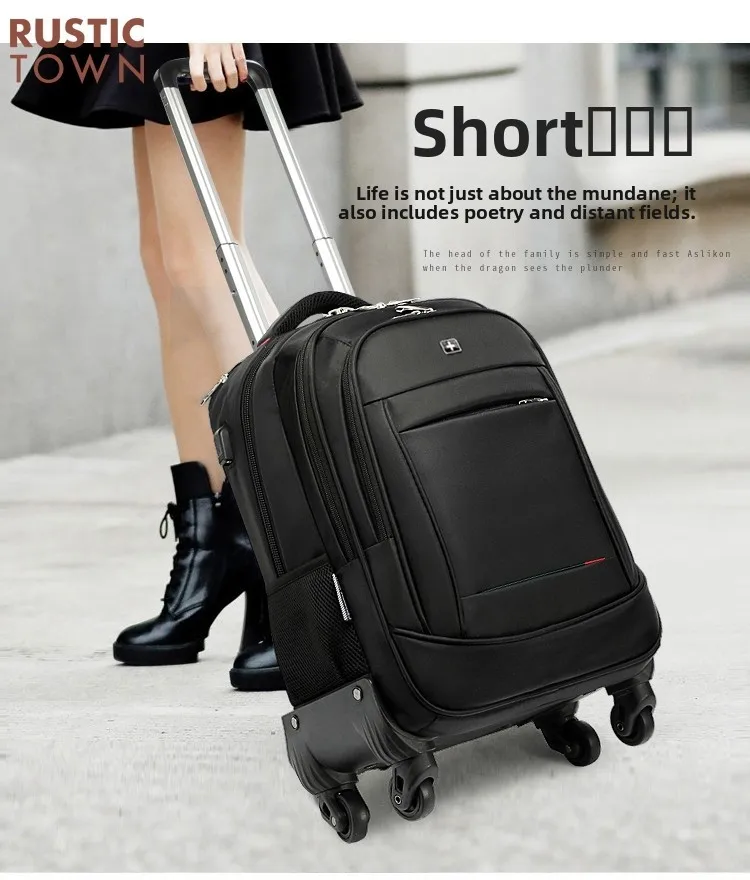 

Большая мужская дорожная сумка Capaci с тягой и ремнем на плече, прочная тканевая сумка из бычьей ткани для старшеклассников A...