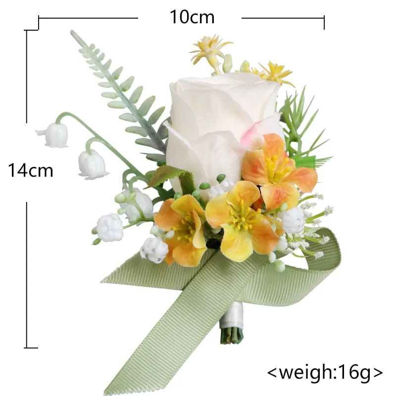 2024 Wedding Flowers Corsage Brooch Wedding Accessories 2 Pieces Per Lot