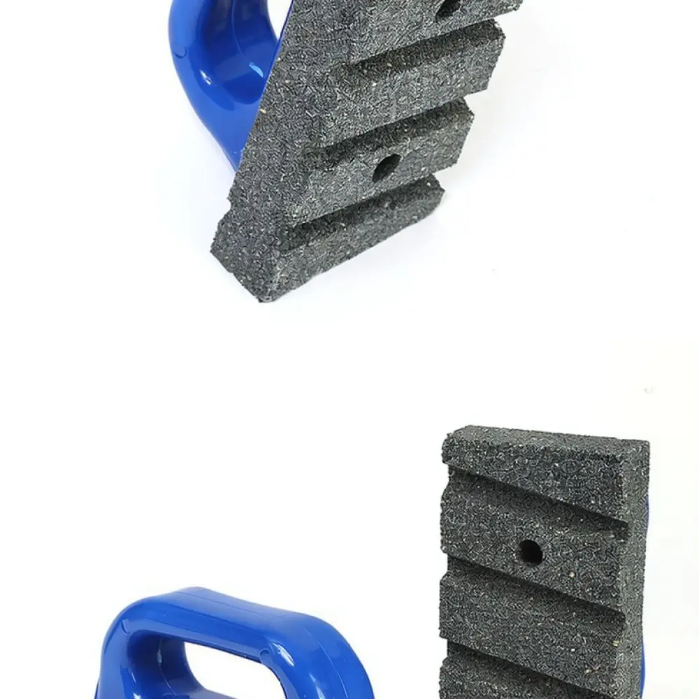 Resin Based Grinding Stone Block For Marble Floor Wall Finishing Rubber Handle Abrasive Tool For Industrial Construction