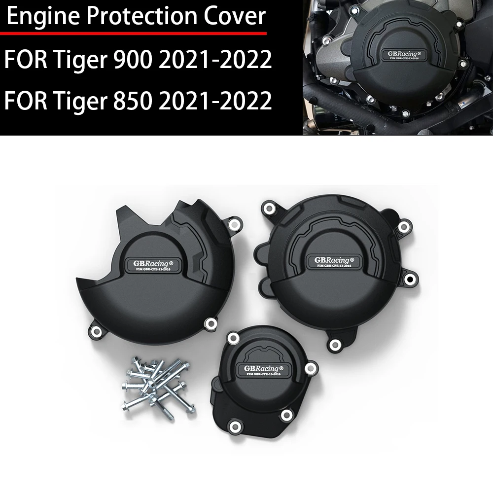 

For Triumph Tiger850 Tiger900 2021-2022 Tiger 850 950 GBRacing Engine Cover Protection Motorcycle Case Accessories
