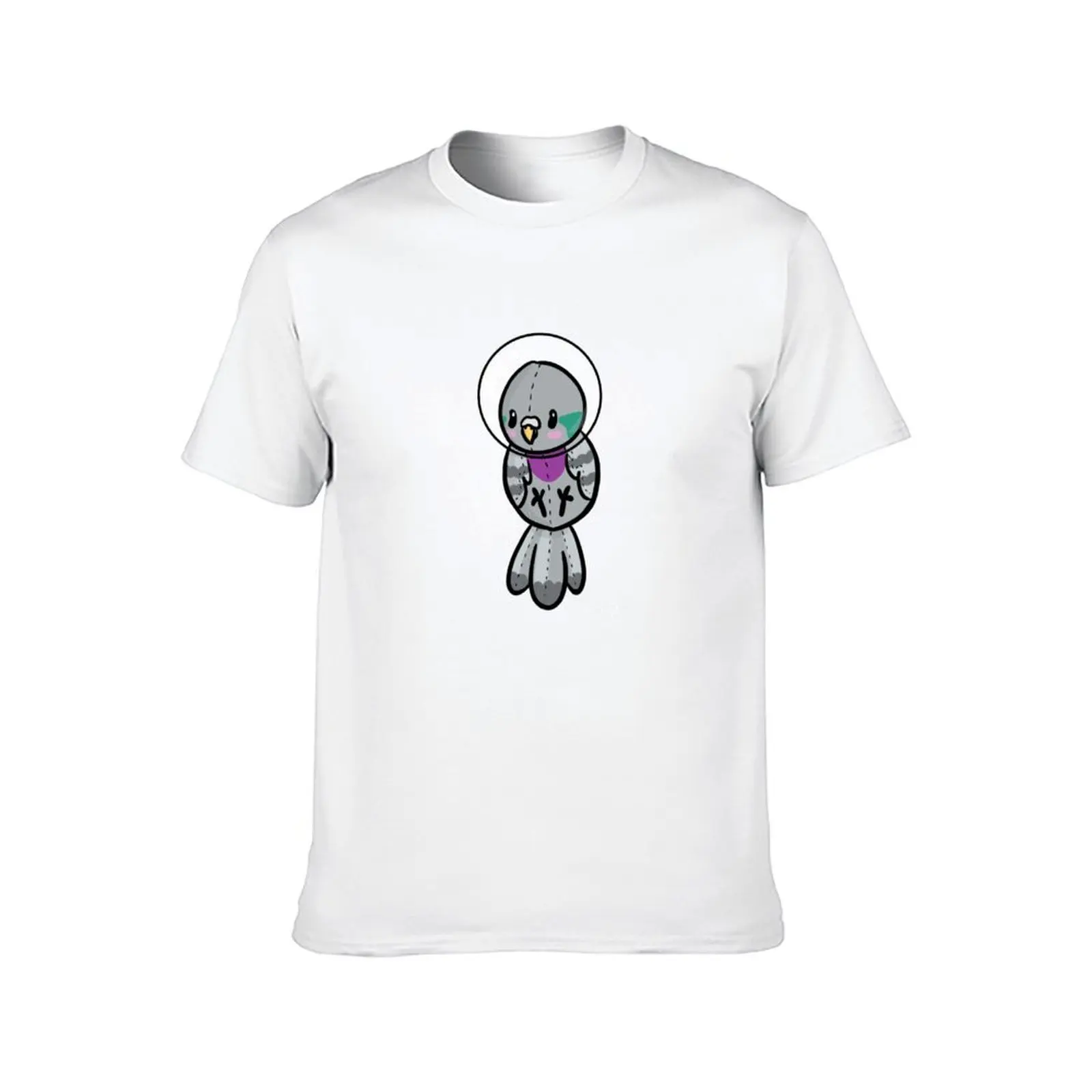تي شيرت Space Baby - Pidgeon تي شيرت مطبوع للرجال تي شيرت قطني للرجال تي شيرت جرافيك