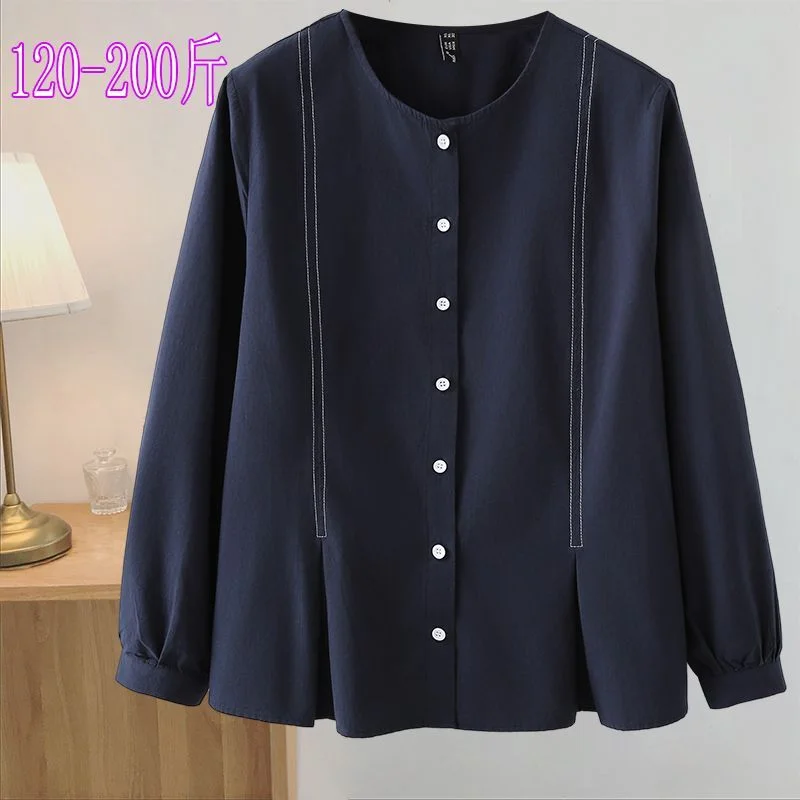 

Women's Design Topstitched Long Sleeve Women's 2025 Autumn Fashionable Versatile Shirt