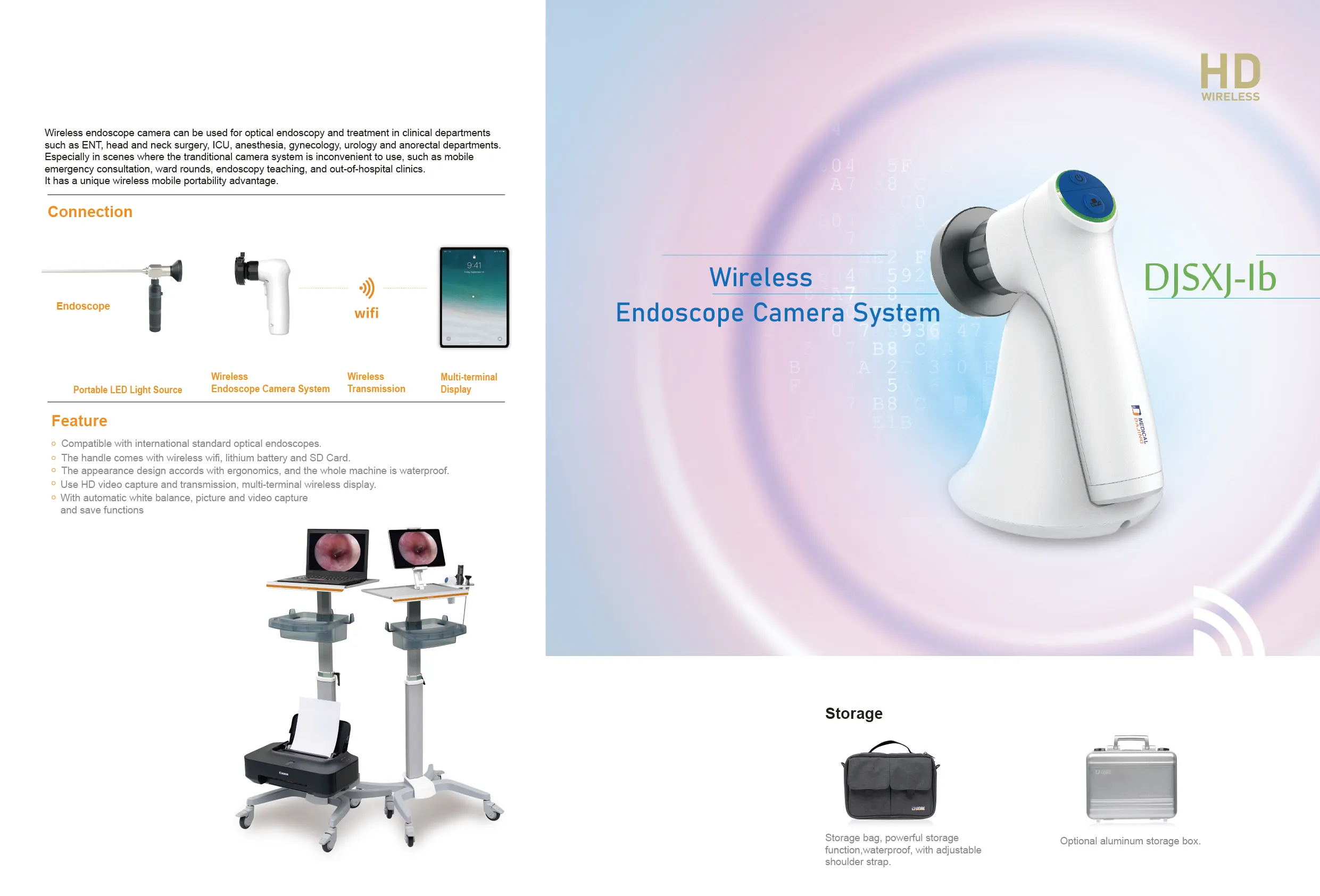 Portable Mini Android Wifi Endoscope Camera Otoscope Sinoscope