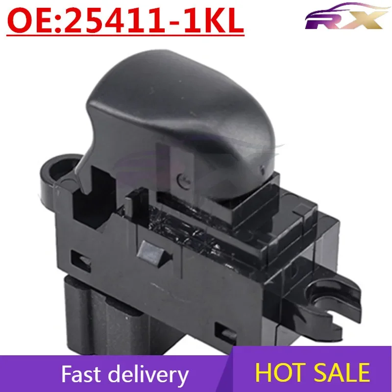 NEW:25411-1KL   Automobile Glass Lift Switch Electric Window Single Switch For Nissan Infiniti