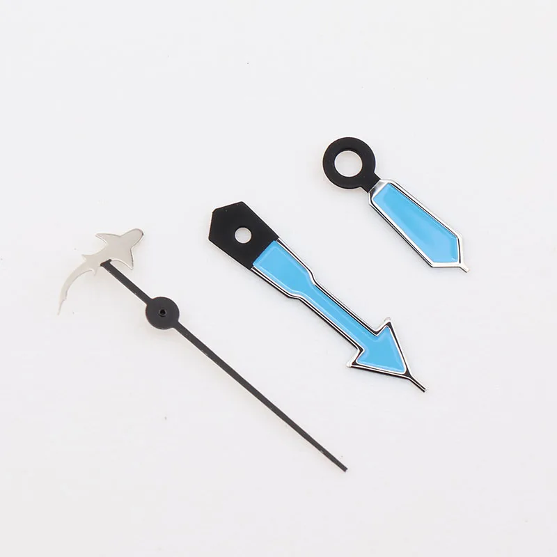 

Blue Orange Watch Hands Edge Watches Accessories with Turtle/ Fish for NH35/36 Movement Replacement Parts