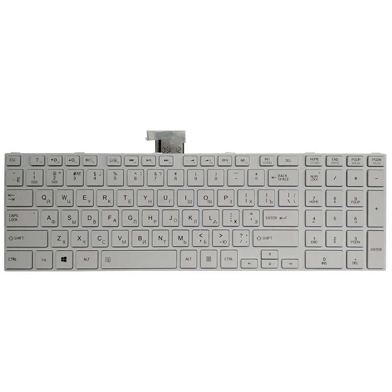 Ru rosyjska klawiatura do laptopa Toshiba satellite L50-A S50-A S50T-A S50D-A S55-A S55D-A S55T-A L70-A L75-A C70-A C75-A — zdjęcie 3