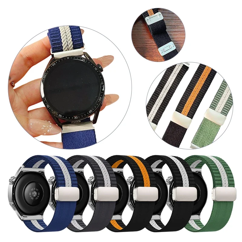 

Нейлоновый ремешок подходит для часов Huawei GT6/GT6pro 46 мм, дышащий браслет для Huawei GT5 GT4 GT3, 46 мм