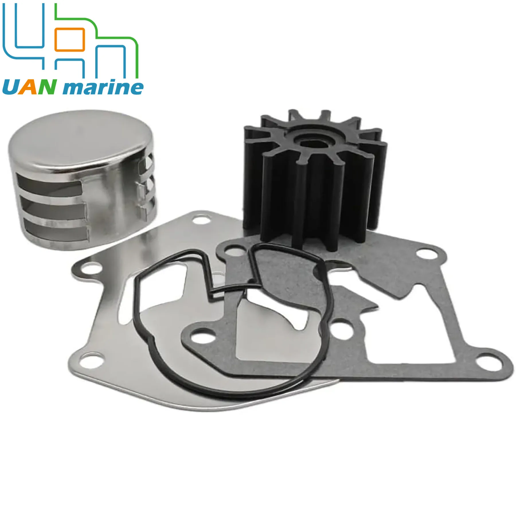 Fits OMC King Cobra Stern Drive for 3.2L 5.7L 5.8L 7.4L Engines Water Pump Repair Kit Replaces OEM 3854661 987253 987743