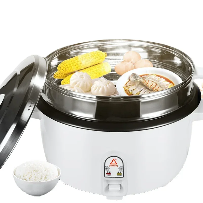 45L Large capacity rice cooker electric 220V Non-stick pan electric rice cooker commercial rice steamer food warmer container