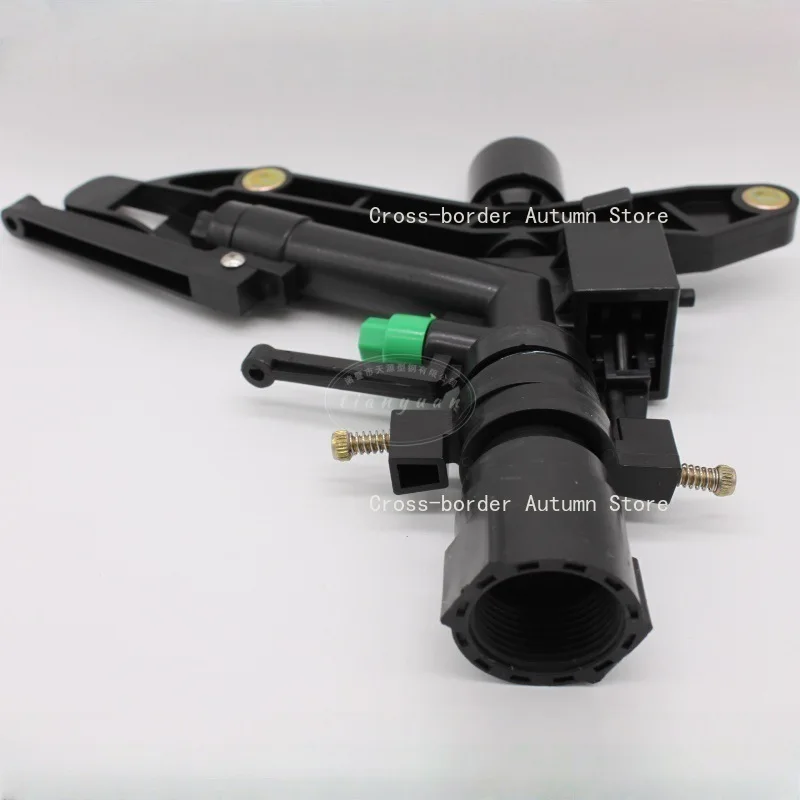 1 Inch Adjustable Angle Swing Arm Sprinkler 180/360 Degree Automatic Rotation High Atomization Lawn Irrigation Nozzle