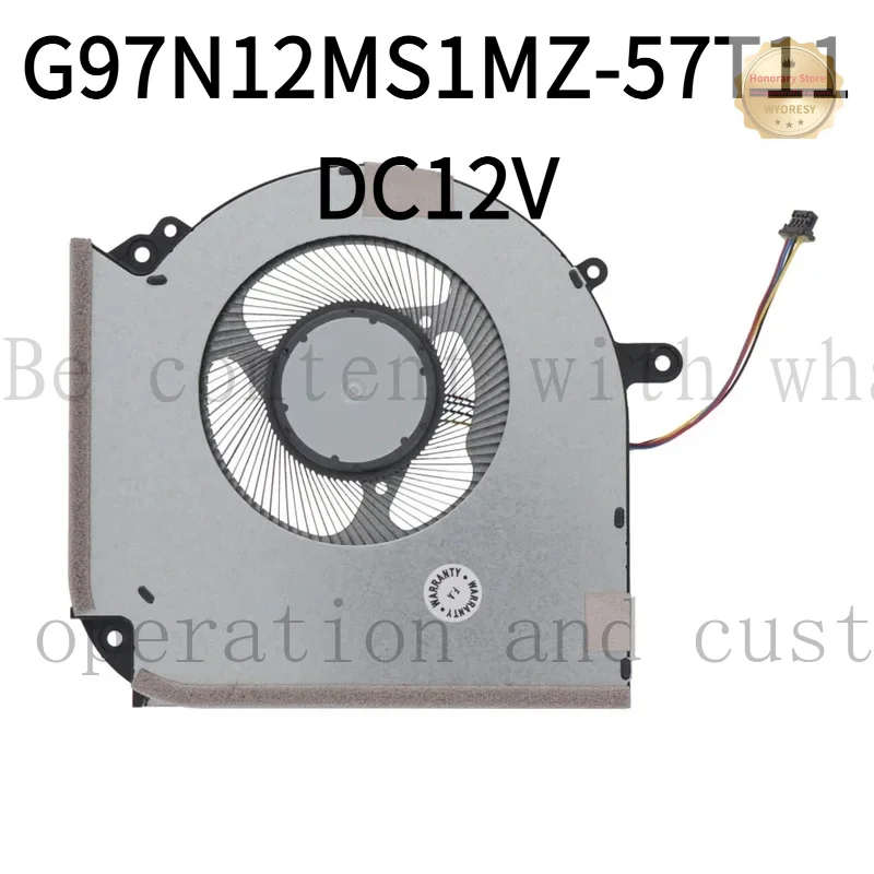 Ventilateur de processeur pour ordinateur portable YD Honesty pour NIDEC G97N12MS1MZ-57T11 DC12V