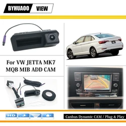 Canbus Dynamic Trajectory Camera For VW JETTA GLI MK7 2019 2020 2021 2022 2023 Parking backup Camera Work With MIB2 NAV Unit