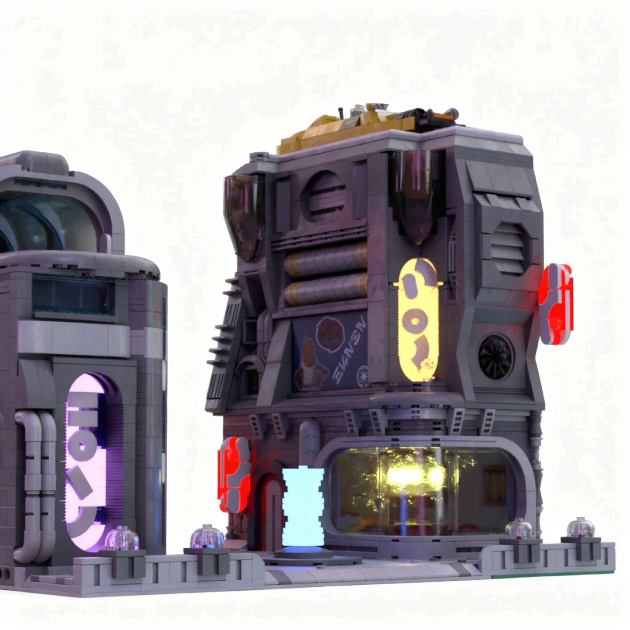 

4486pcs MOC Coruscant Uscru Entertainment District Modular Streetscape Model Building Blocks Construction Toy Christmas Gifts