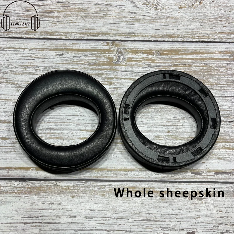 เปลี่ยน Sheepskin Ear Pads เบาะสำหรับ AKG K812หูฟังนุ่มหนังแผ่นรองหูฟังโฟมหน่วยความจำ Bevel Earmuffs