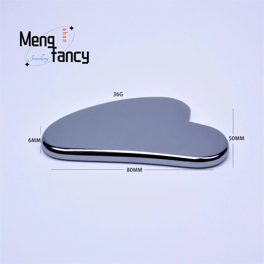 Natural Energy Stone Terahertz Scraping Board Multifunction Cervical Back Beauty Massage Meridian Exquisite Fashion Fine Jewelry