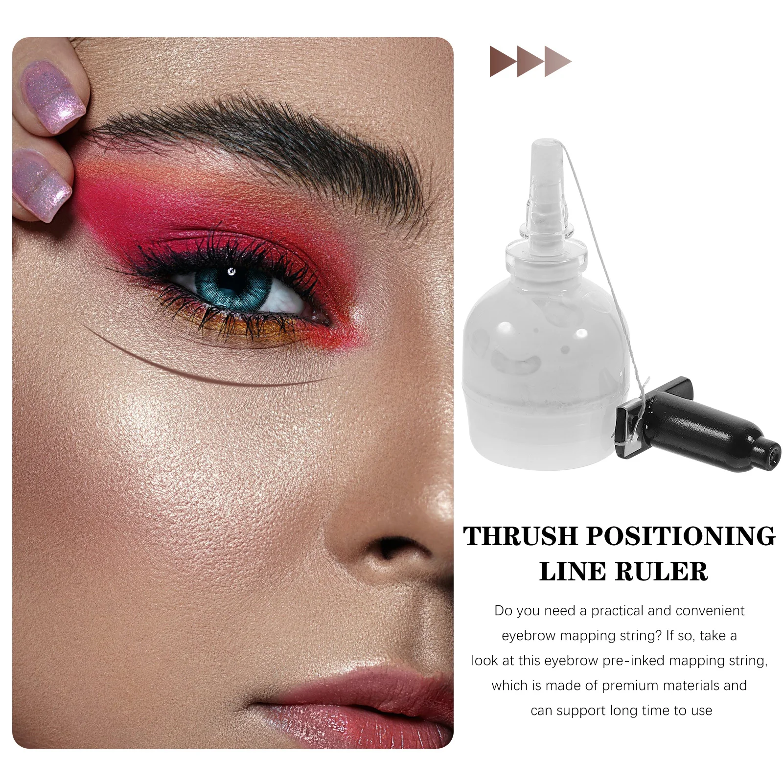 

20M Pre- Eyebrow Mapping String Thin Line Tool High Precision Brow Shaping Ideal for Tattoo Artists and Home Use