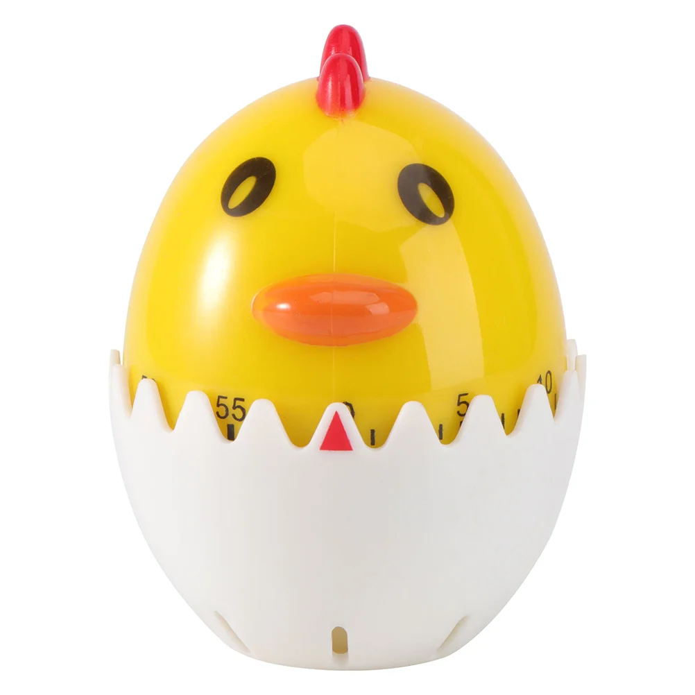 

Egg Shell Timer Kitchen Cooking Alarm Clock Timing Device Chicken Shaped for Kids