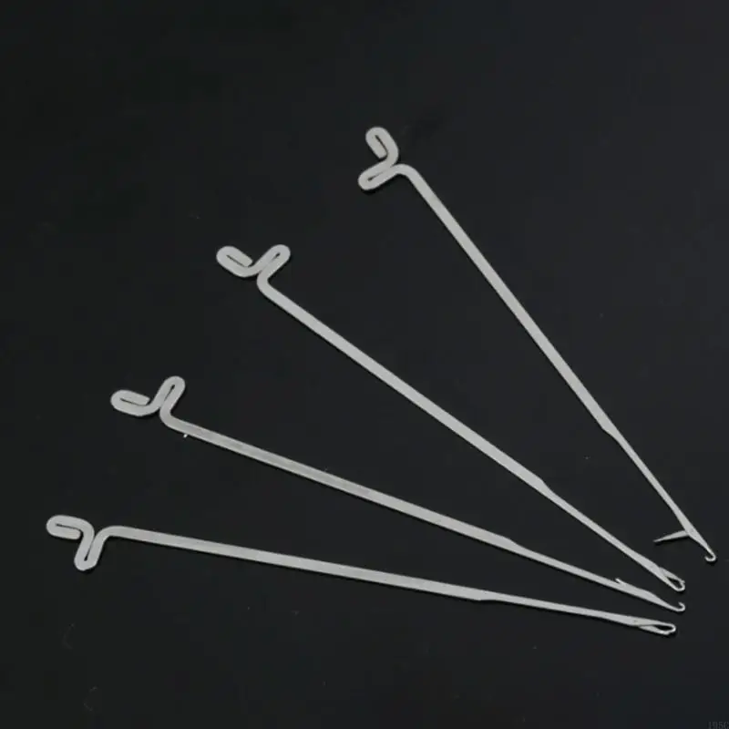 195C 10Pcs Crochet Needle Knitting Pulling Tools Rope Wearing Sewing Accessories