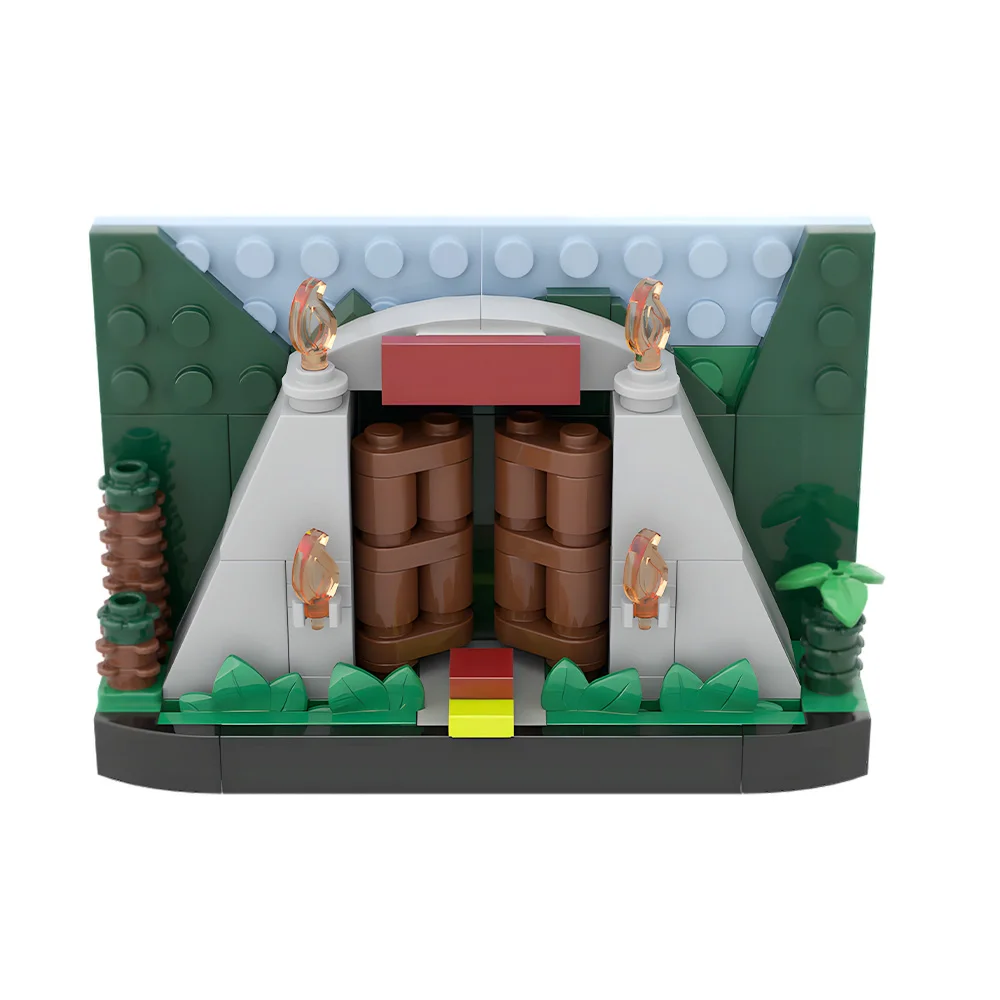 

MOC Dinosaur Anime Gates TV Scene Building Block Model Classic Television Miniature Design Brick Toy Adult Gift
