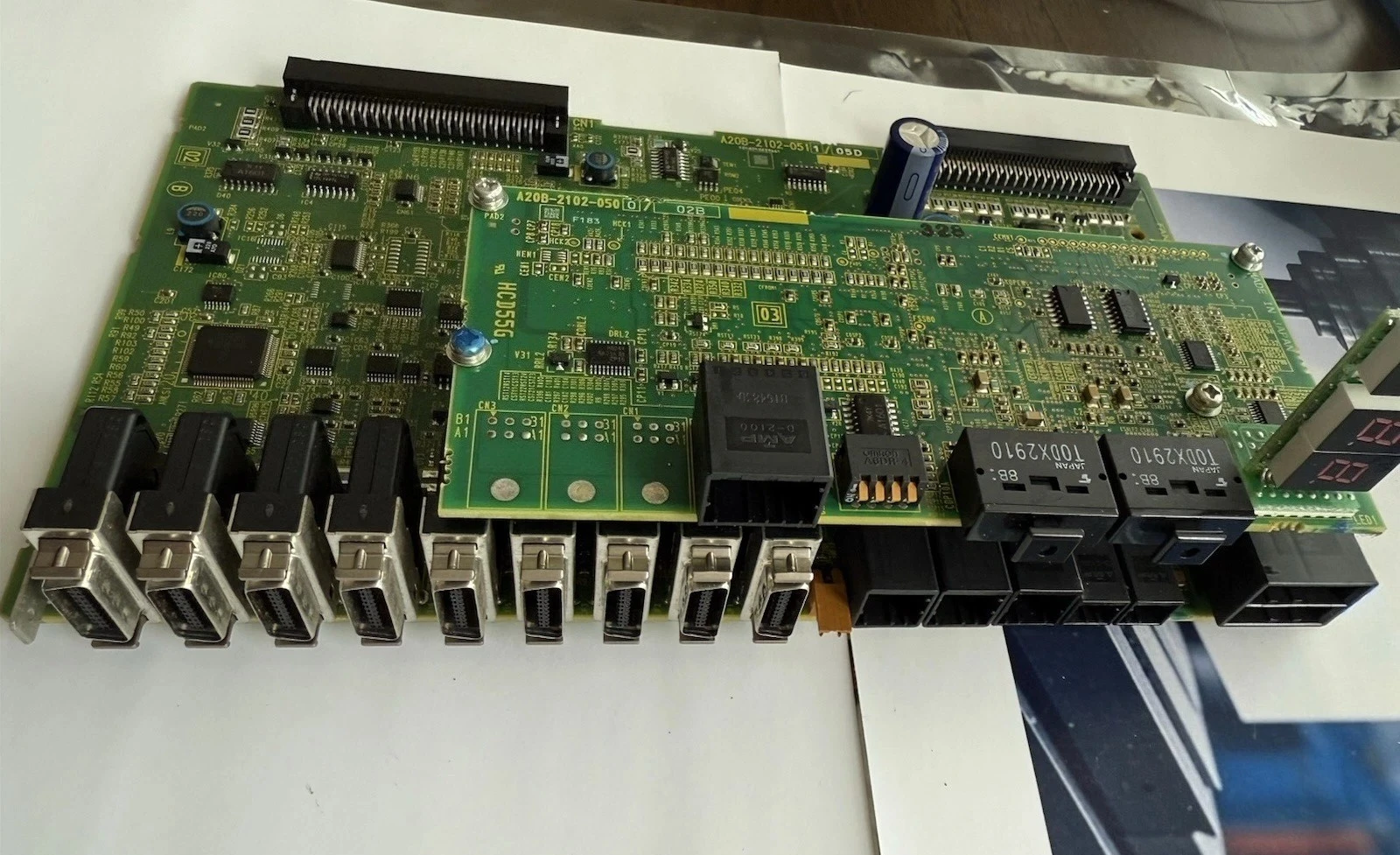 

Плата управления сервоусилителем FANUC A20B-2102-0511 с A20b-2102-0500 б/у