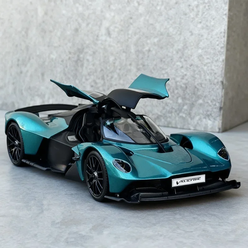 

1/39 Aston Martin Valkyrie Alloy Track Sports Car Model Diecast Metal Racing Super Vehicles Car Model High Simulation Kids Gifts