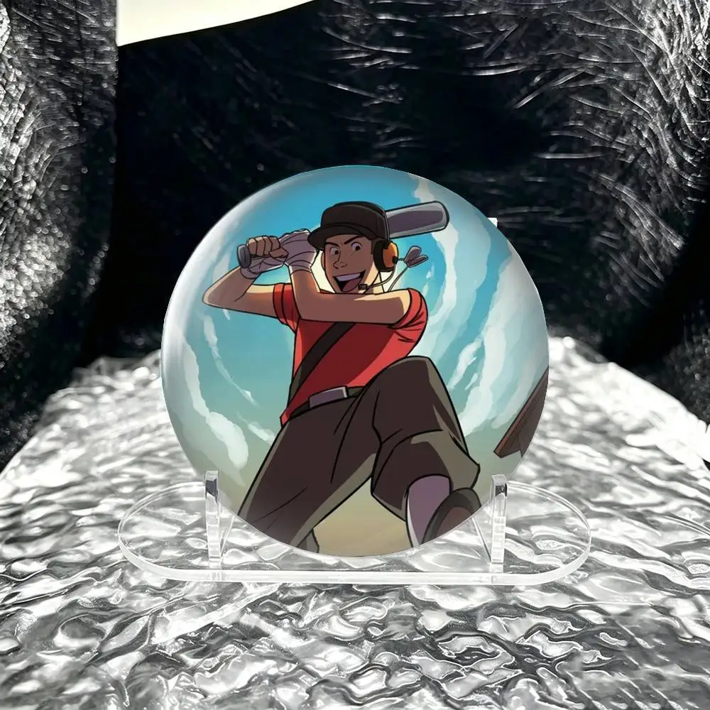 Team Fortress 2 Scout Pyro  Brooch Metal Badge Brooch, Fashion Decorative Pins for Hat Bag Clothing Decoration Gift