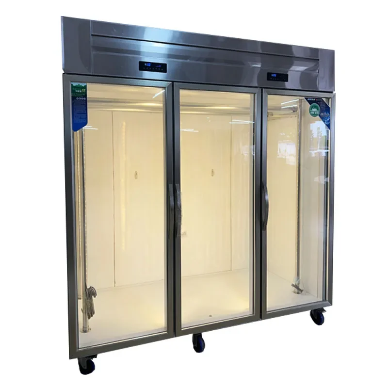 

#Hot Selling Cheap Custom Butcher Shop Commercial Glass Door Hanging Meat Display Freezer Refrigerator Cooler