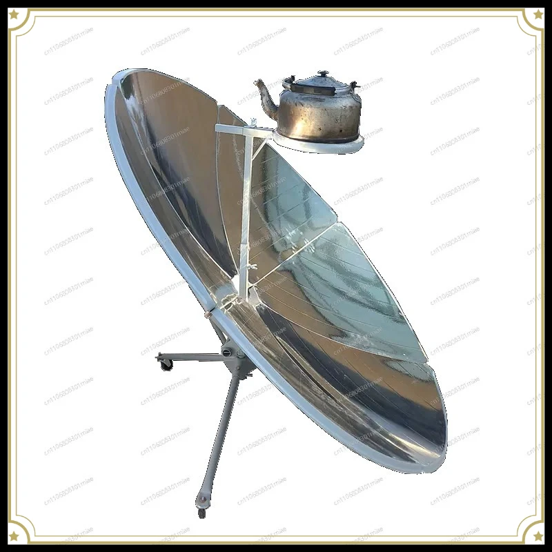 Portable Foldable Solar Cooker Stove, Compact for Camping & Emergency Use, Parabolic Reflector for Fast Boiling