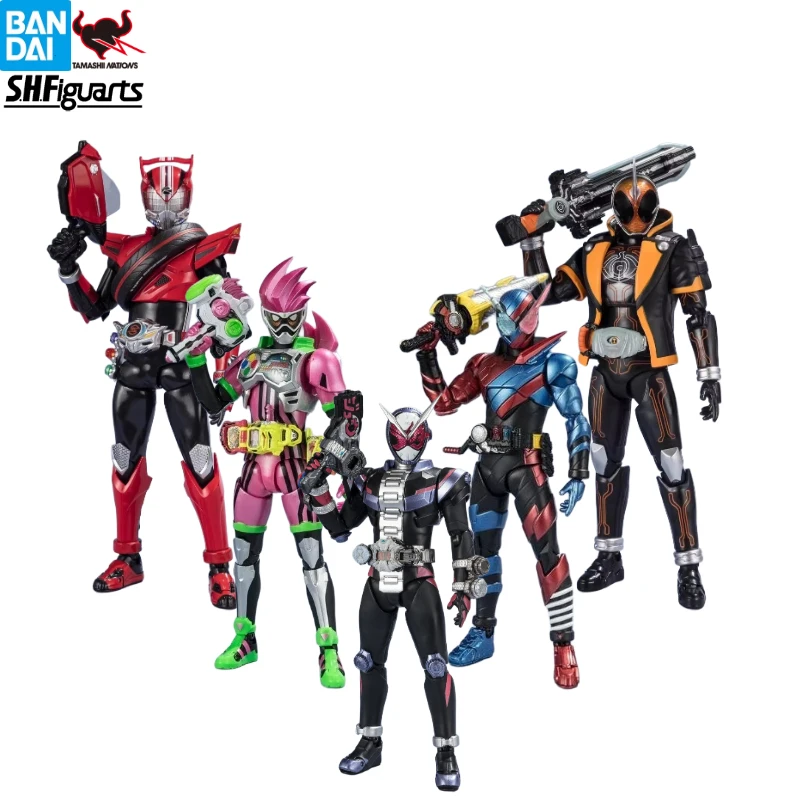 

Genuine BANDAI S.H.Figuarts Drive Type Speed Ghost Ore Damashii Ex-Aid RabbitTank Form Zi-O Heisei Rider Action Figure Toy