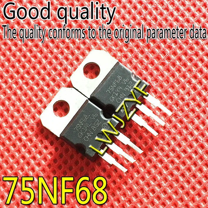 (1Pieces) New  original large chip 75NF68 STP75NF68 75NF68   MOSFET Fast shipping