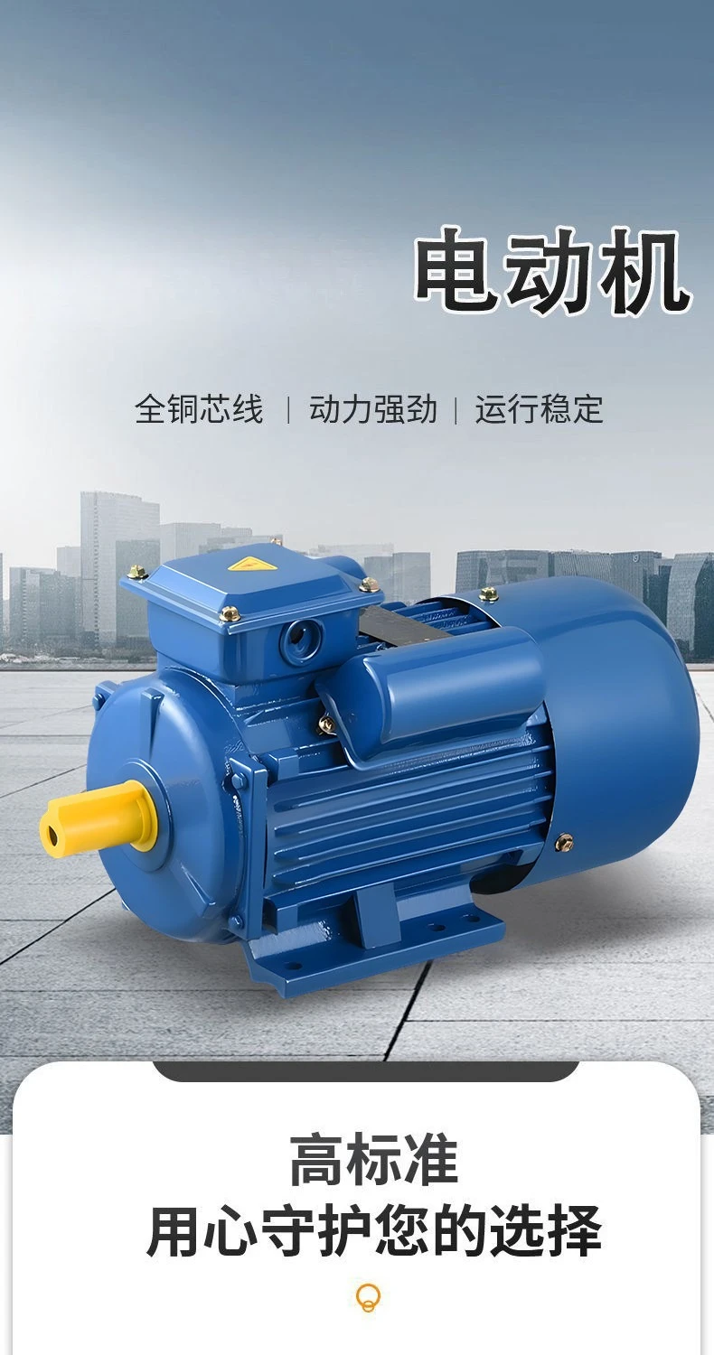 220v Single Phase Motor 0.55kw 0.75kw 1.1kw Full Copper Asynchronous Electric Motor High Speed Household Induction Home Use