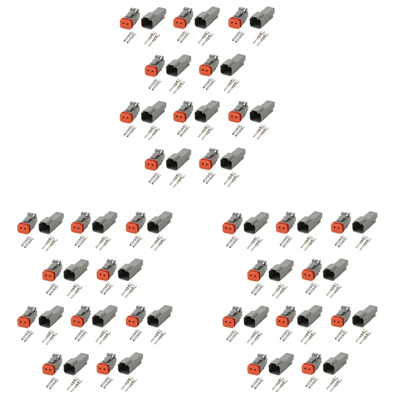 

GROCE-30X Deutsch DT 2-контактный водонепроницаемый электрический разъем, DT06-2S DT04-2P, вилка датчика температуры воздуха на входе