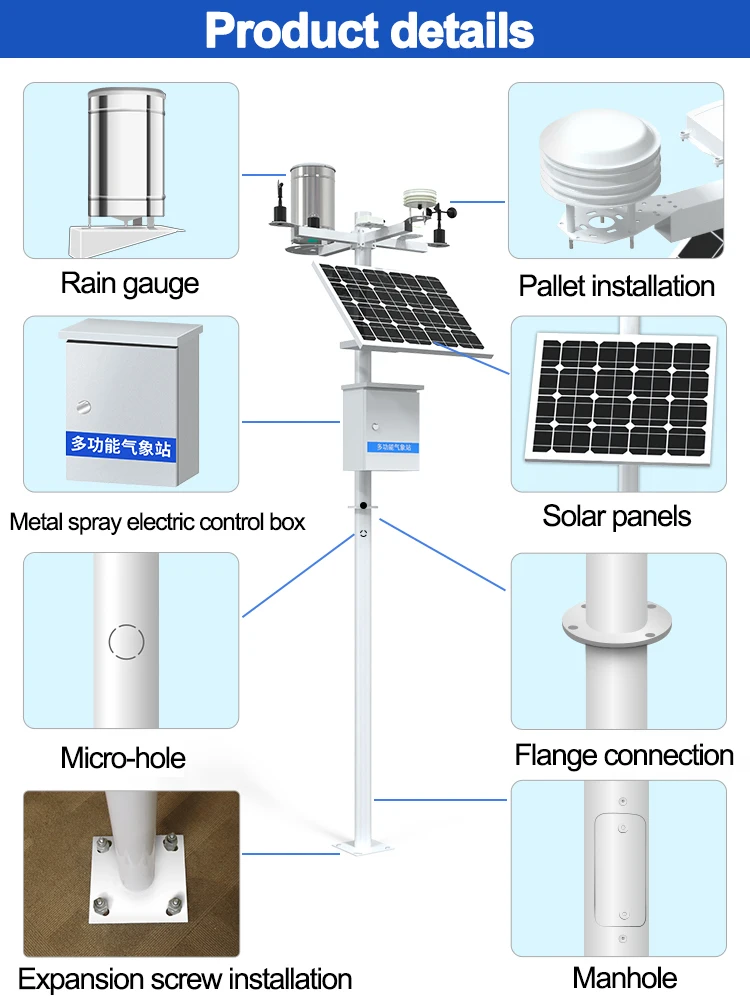 2025 다기능 토양 및 기상 센서 통합 토양 농업 기상 관측소