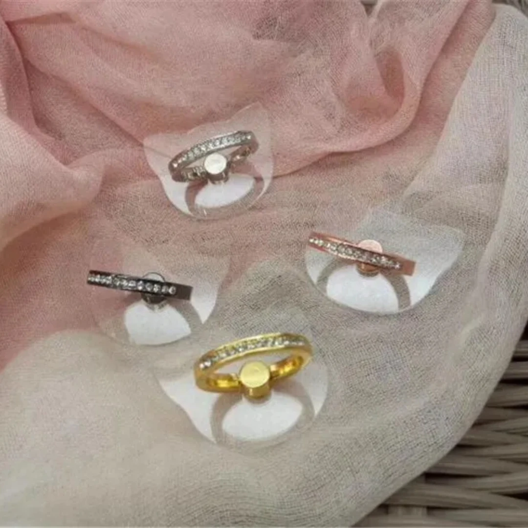 

Прозрачная подставка-держатель для смартфона с изображением кошки и кольца на палец