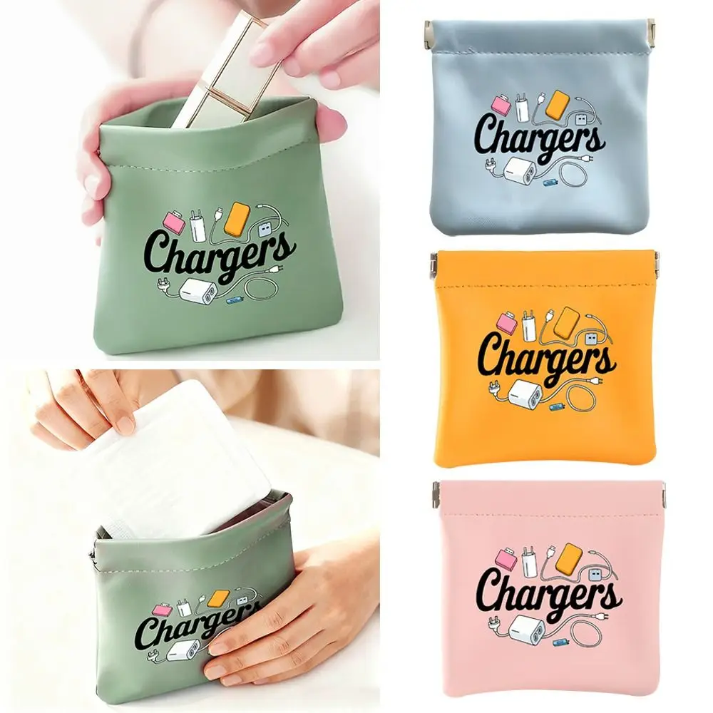 Fashion Simple Lipstick Makeup Bag Portable Mini Jewelry Handbag PU Travel Storage Bag for Women Girls