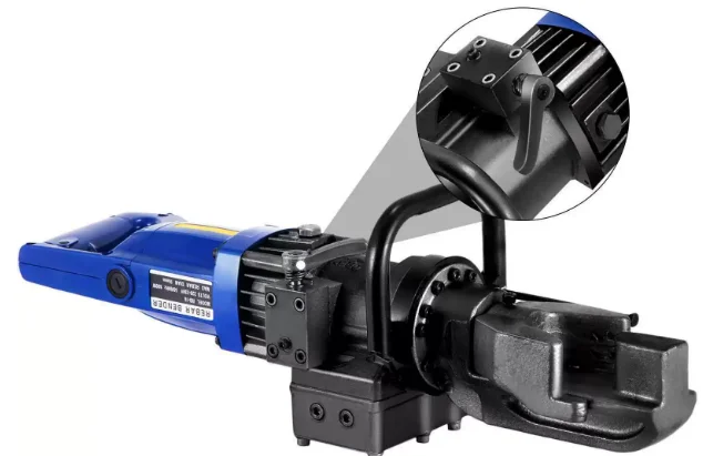 Portable 220V Single Phase Rebar Bender Industrial Grade Steel Bar Bending Machine for Home Use