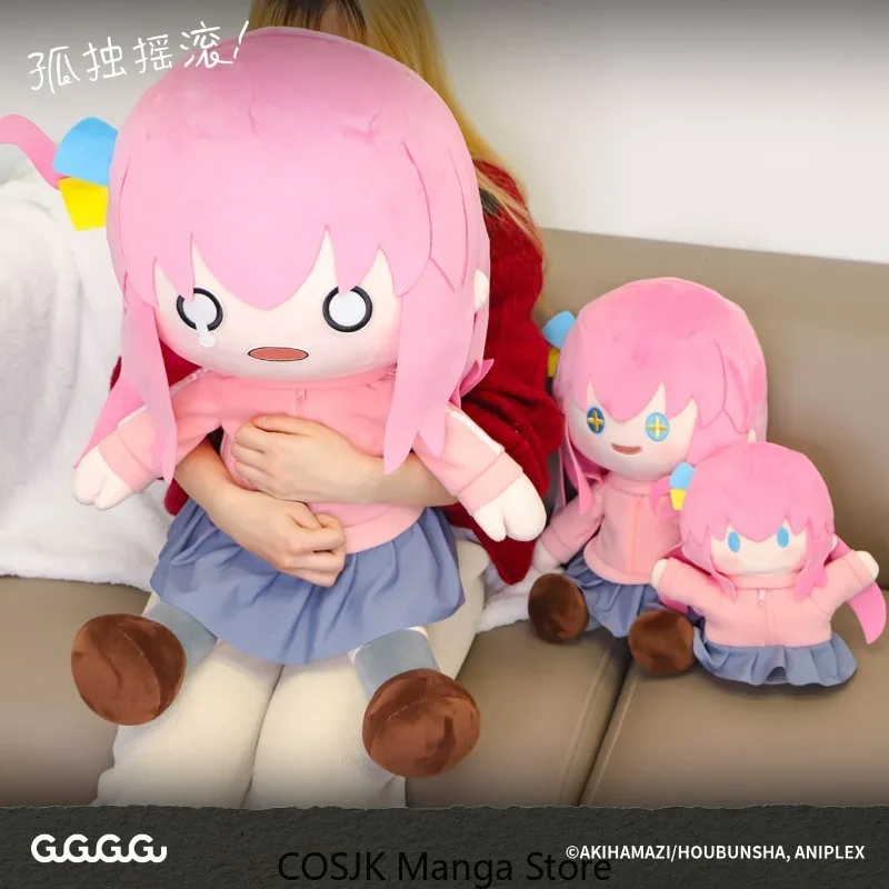 

Anime Bocchi the Rock! Bocchi Chibi Plush Pillow Cute Anime Stuffed Body Room Decor Cartoon Cotton Plushie Ornament Merch Gift