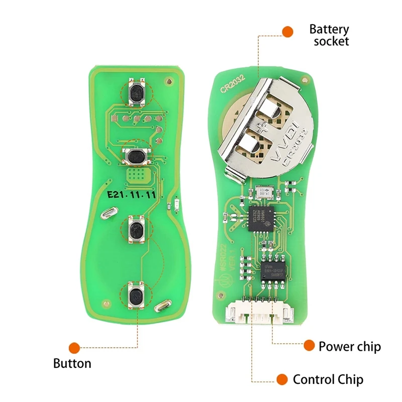 Xhorse XKNI00EN Universal Wire Remote Key Fob Flip Separate 4 Button For NISSAN Style For VVDI Key Tool 5Pcs/Lot