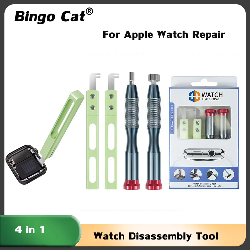 4 in 1 Watch Disassembly Tool For Apple Watch S4/S5/S6/S7/S8/S9/SE LCD Screen/Crown/Battery Flex Opening Prying Repair Tool