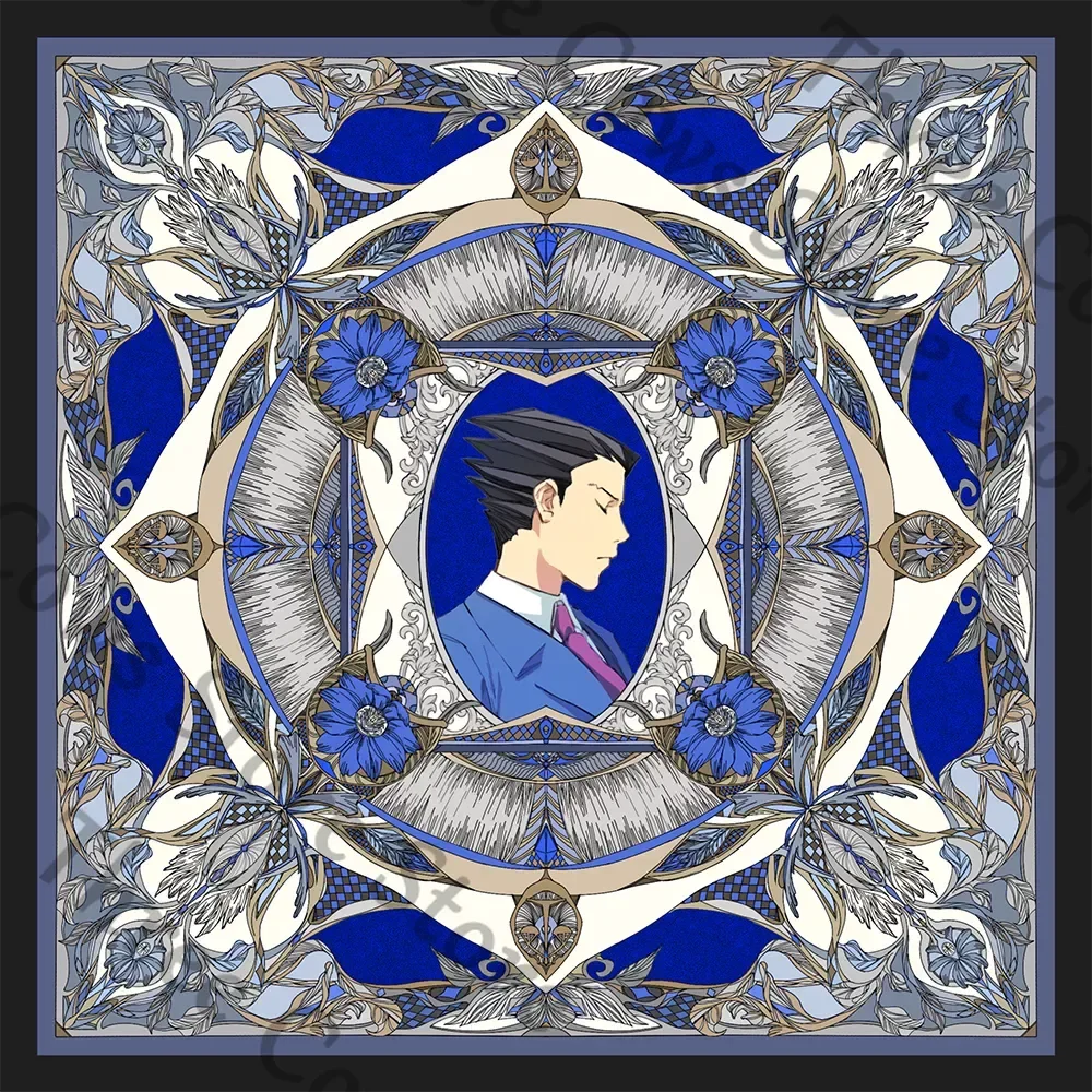 Anime Ace Attorney Franziska Von Karma Miles Edgeworth Phoenix Wright Maya Fey Cosplay Dessin Animé Acrylique Art Imprimé Standee Card